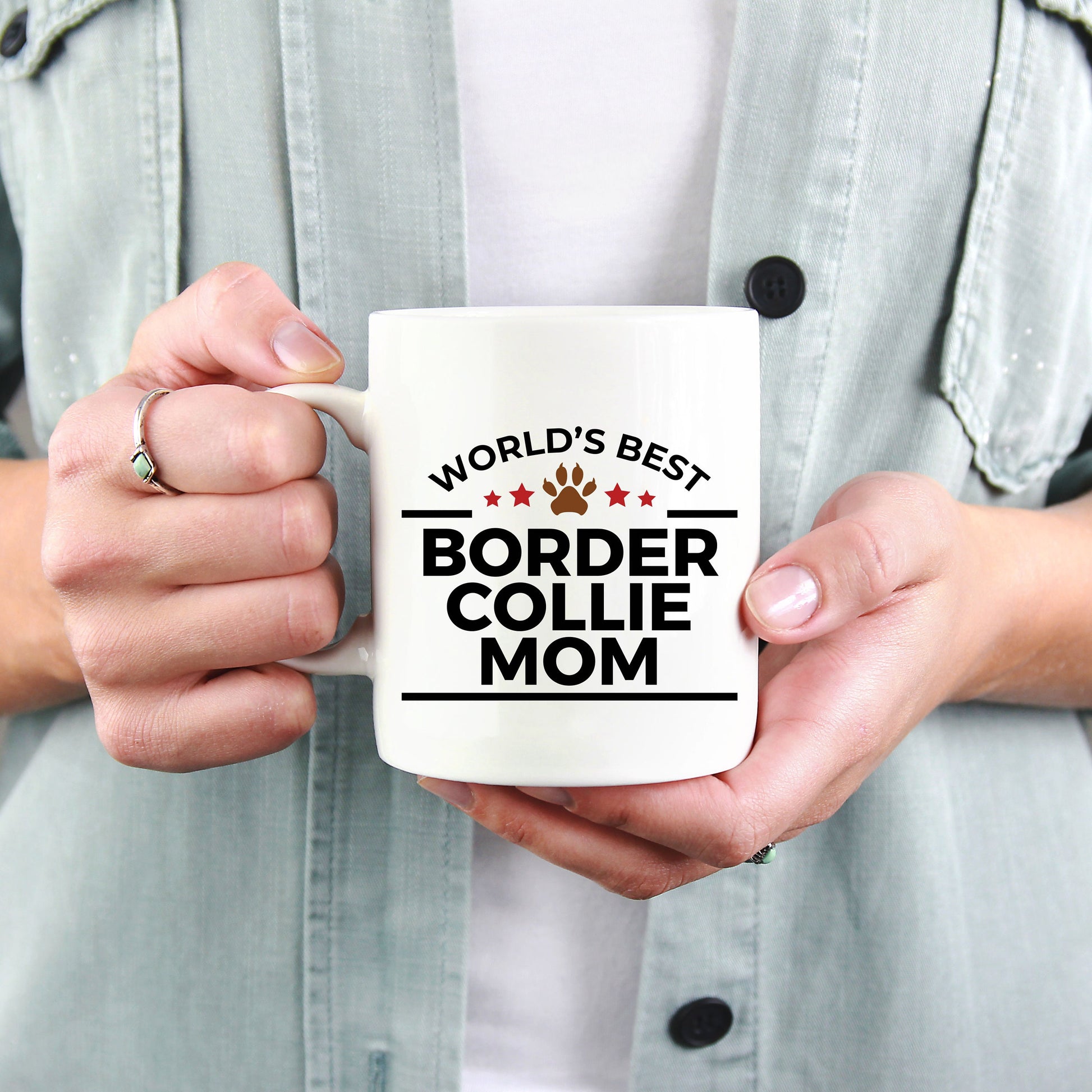 Border Collie Dog Mom Mug - Mallard Moon Gift Shop