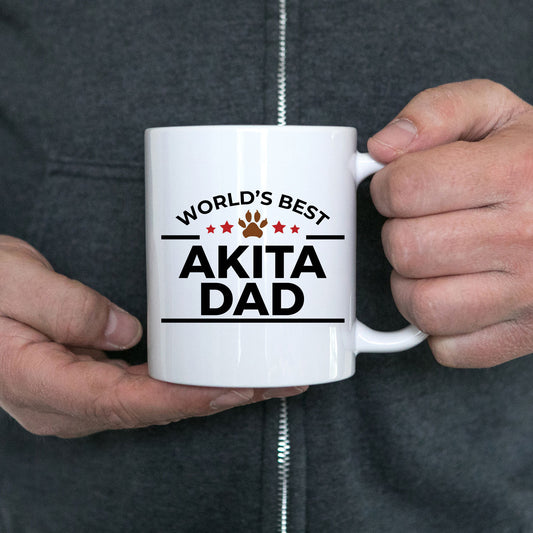 Akita Dog Dad Coffee Mug - Mallard Moon Gift Shop