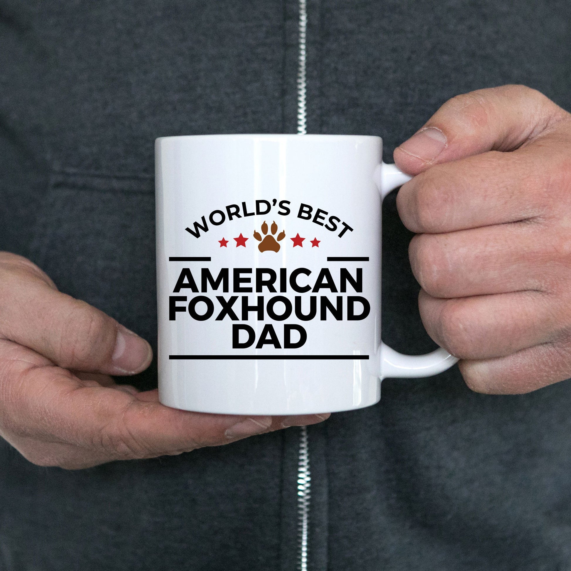 American Foxhound Dog Dad Mug - Mallard Moon Gift Shop