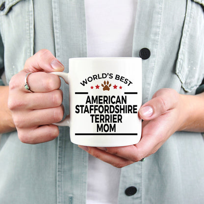 American Staffordshire Terrier Dog Mom Mug - Mallard Moon Gift Shop