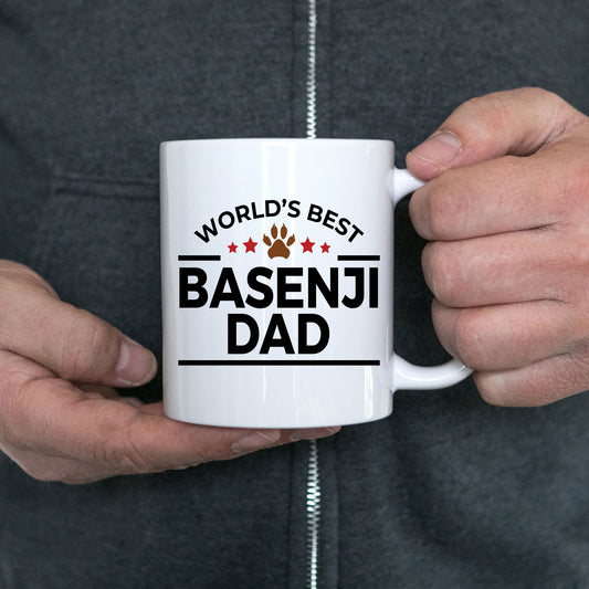 Basenji Dog Dad Mug - Mallard Moon Gift Shop