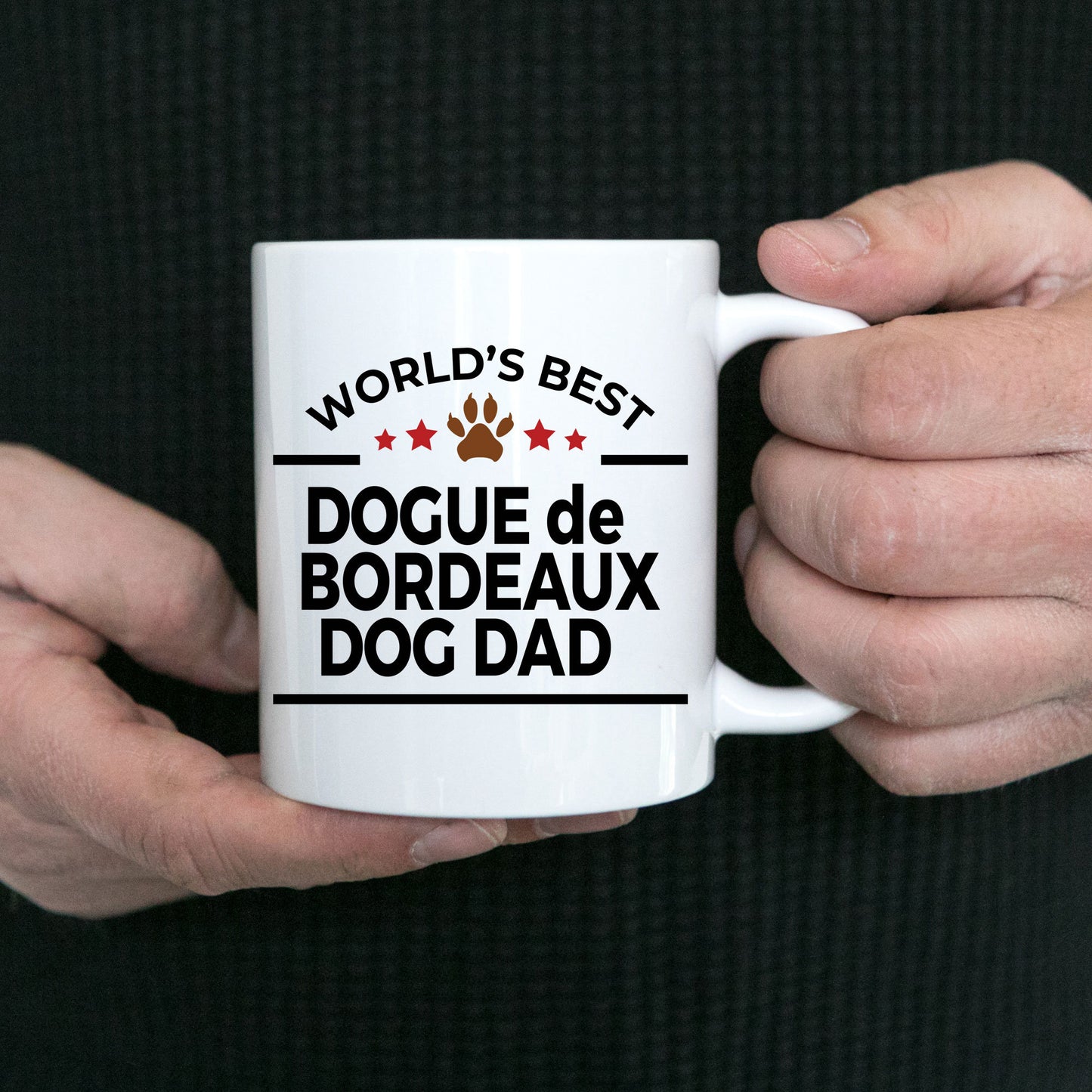 Dogue de Bordeaux Dog Dad Ceramic Coffee Mug - Mallard Moon Gift Shop
