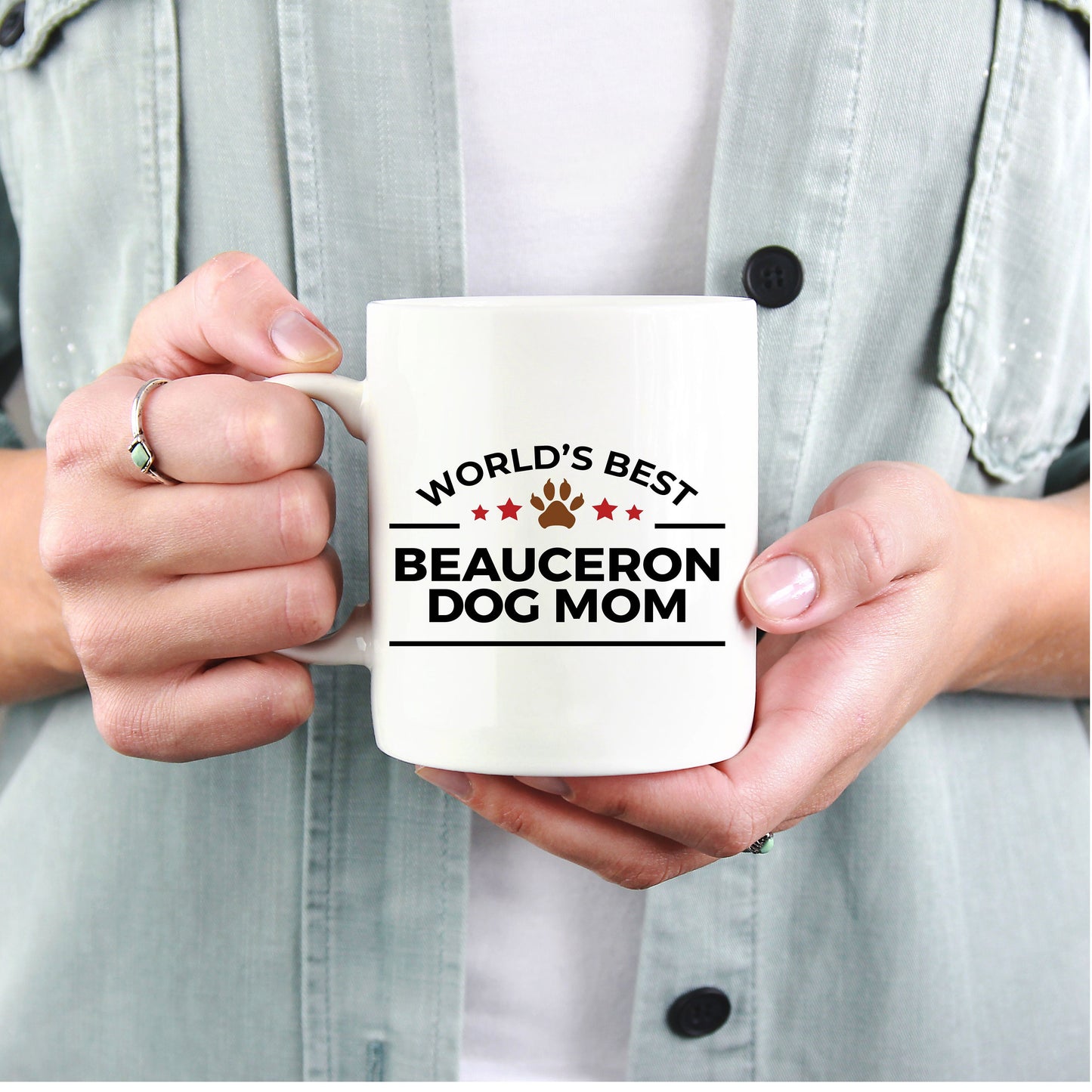 Beauceron Dog Mom Mug - Mallard Moon Gift Shop
