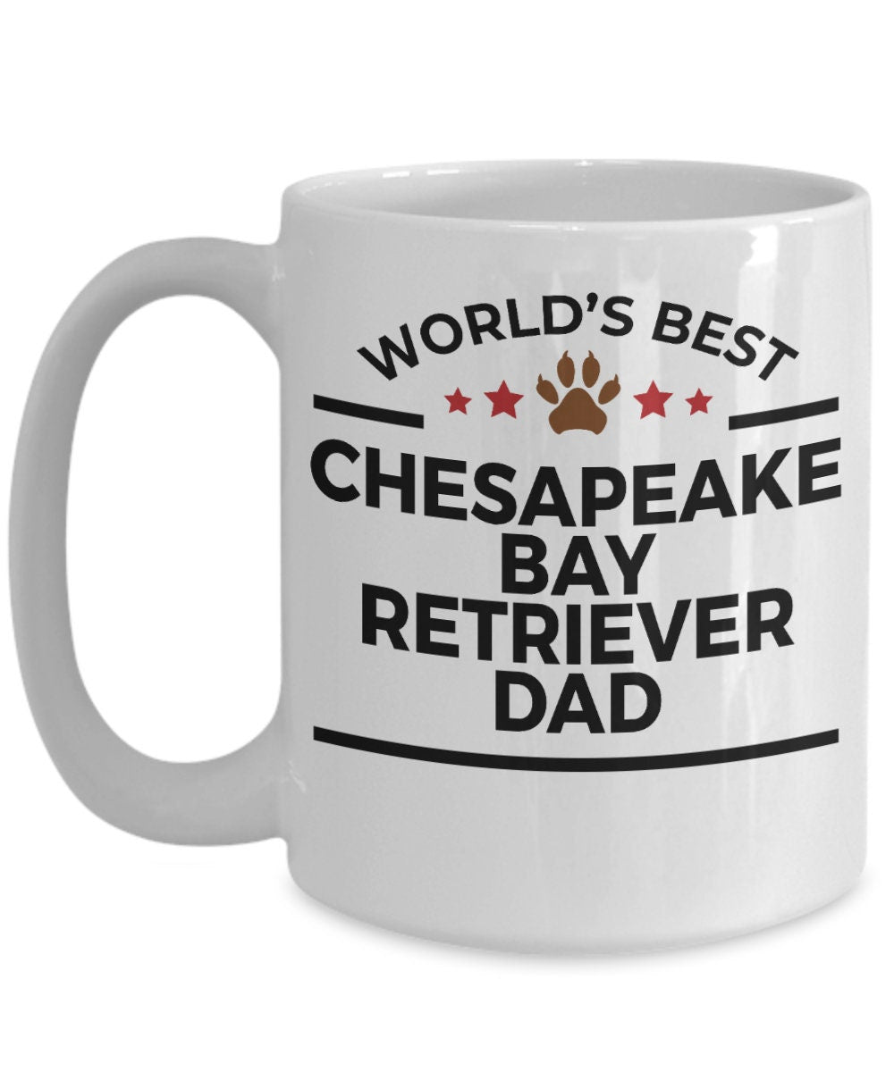 Chesapeake Bay Retriever Dog Dad Mug - Mallard Moon Gift Shop