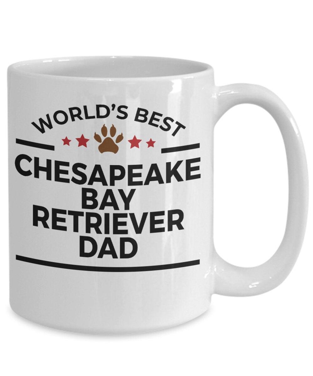 Chesapeake Bay Retriever Dog Dad Mug - Mallard Moon Gift Shop