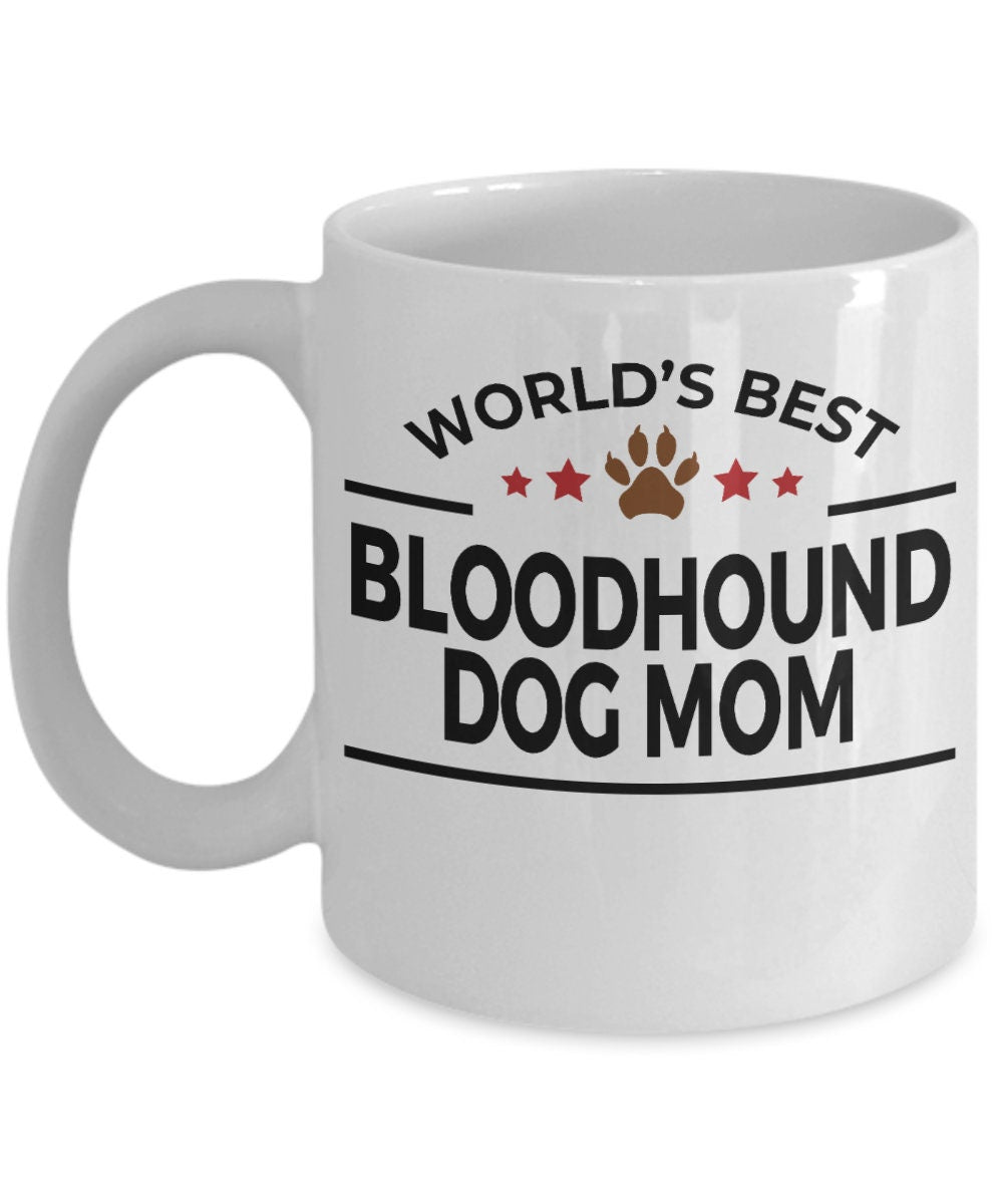 Bloodhound Dog Mom Mug - Mallard Moon Gift Shop