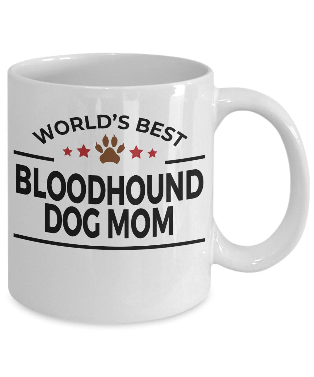 Bloodhound Dog Mom Mug - Mallard Moon Gift Shop
