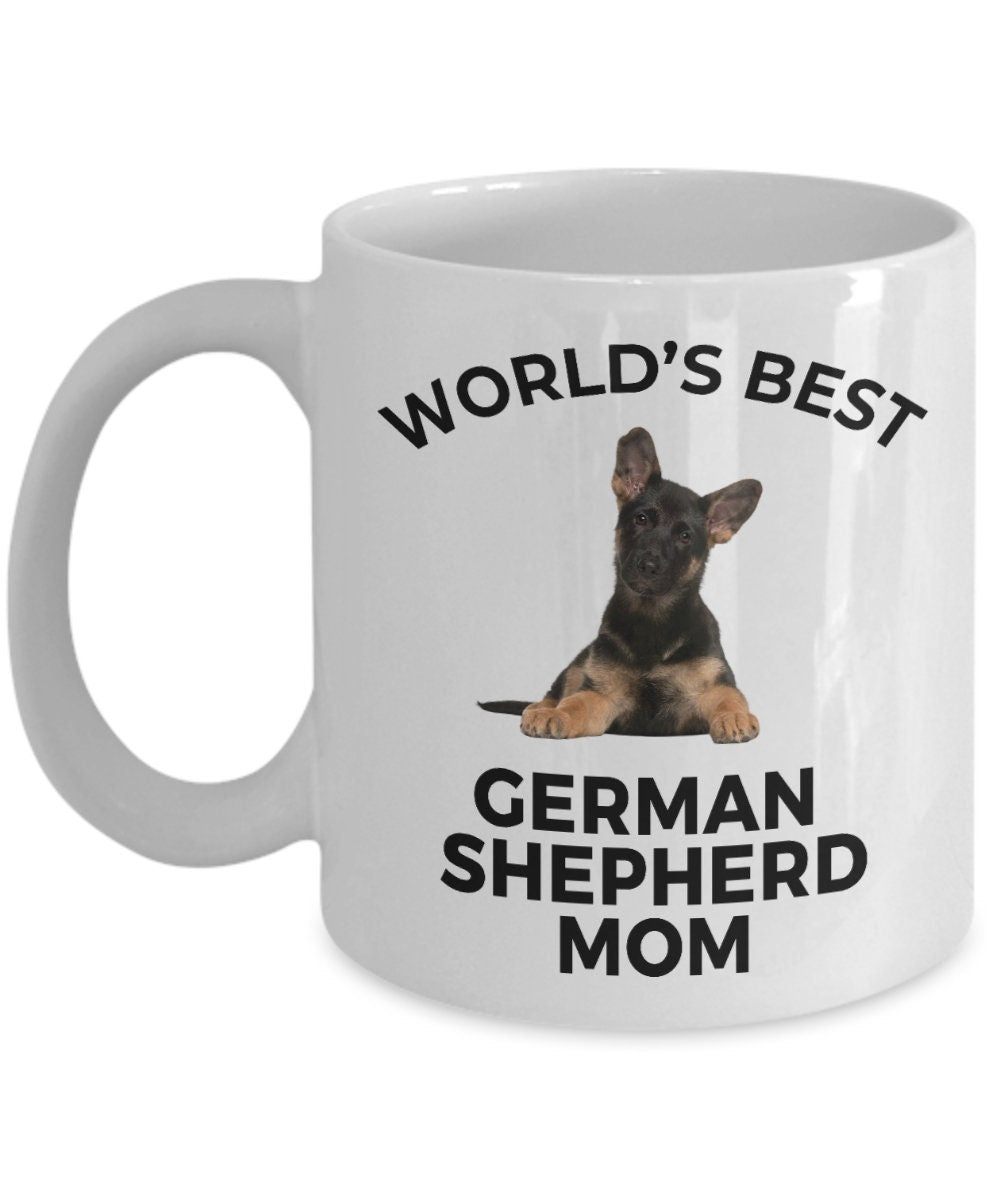German Shepherd Puppy Dog Mom Mug - Mallard Moon Gift Shop