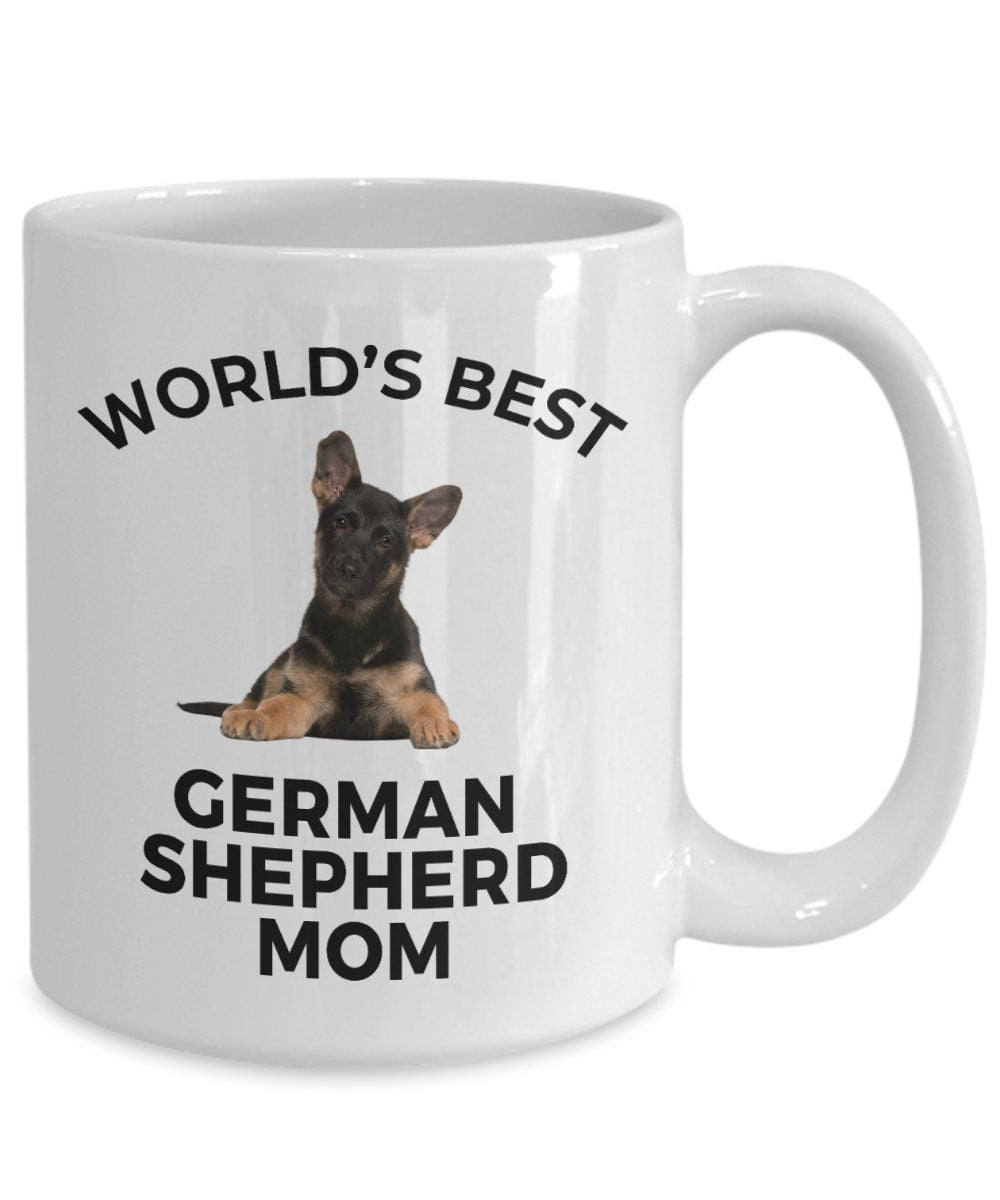 German Shepherd Puppy Dog Mom Mug - Mallard Moon Gift Shop