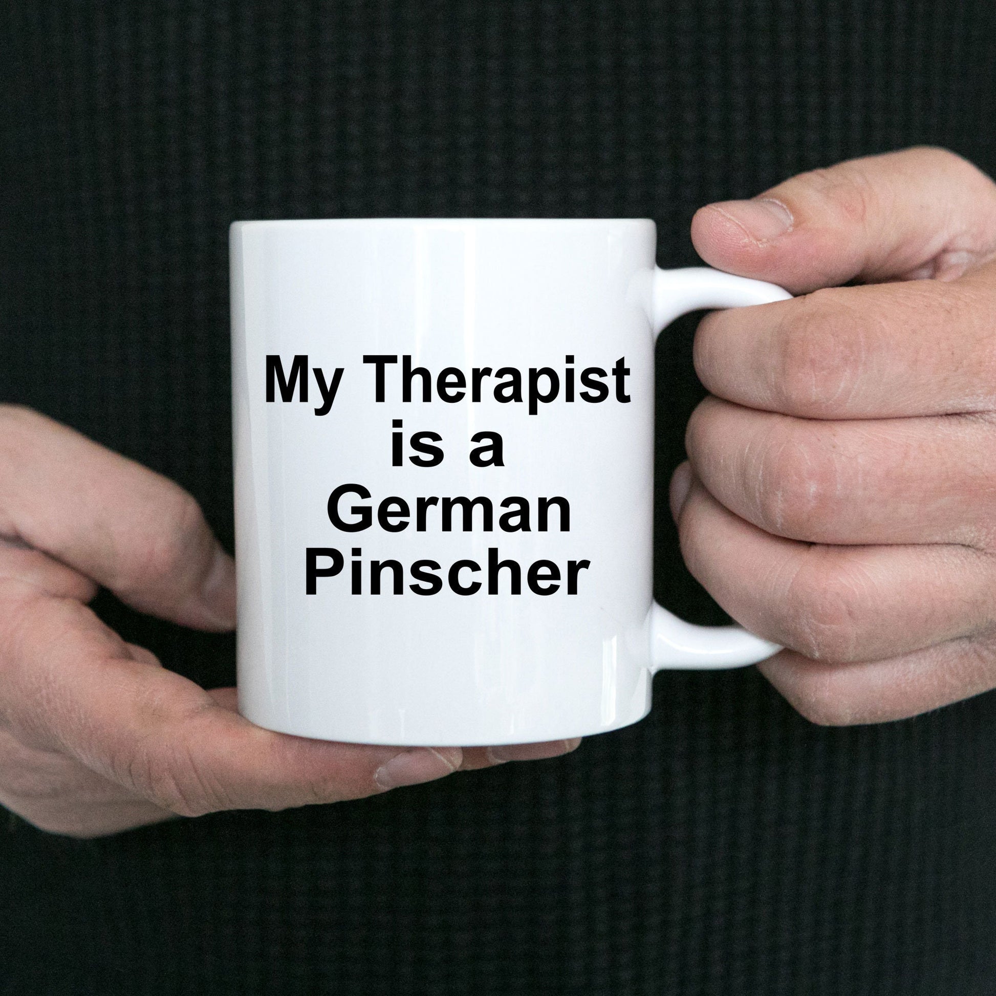 German Pinscher Dog Therapist Mug - Mallard Moon Gift Shop