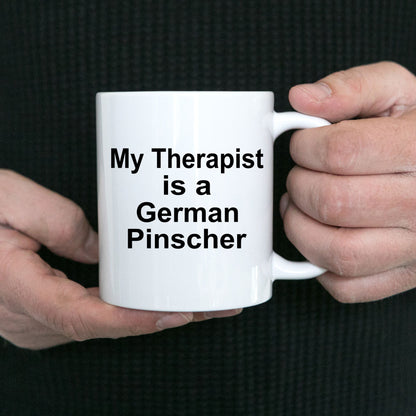 German Pinscher Dog Therapist Mug - Mallard Moon Gift Shop