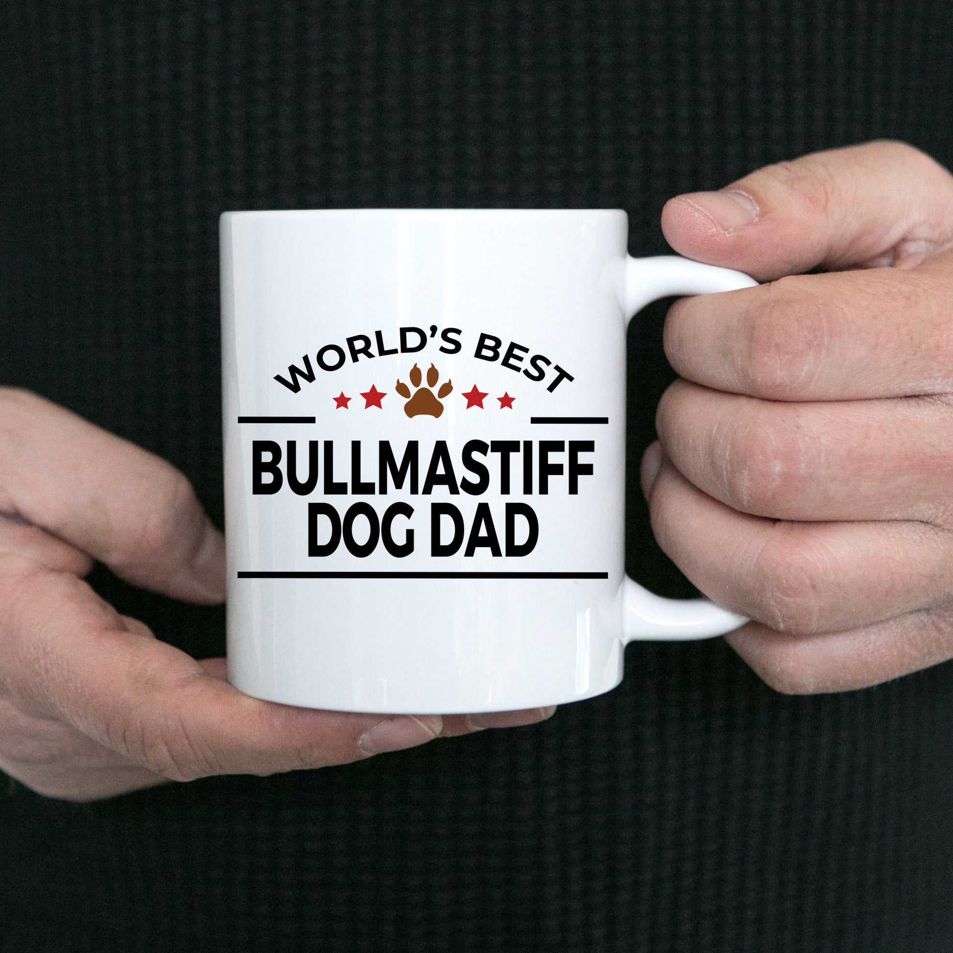 Bullmastiff Dog Dad Coffee Mug - Mallard Moon Gift Shop