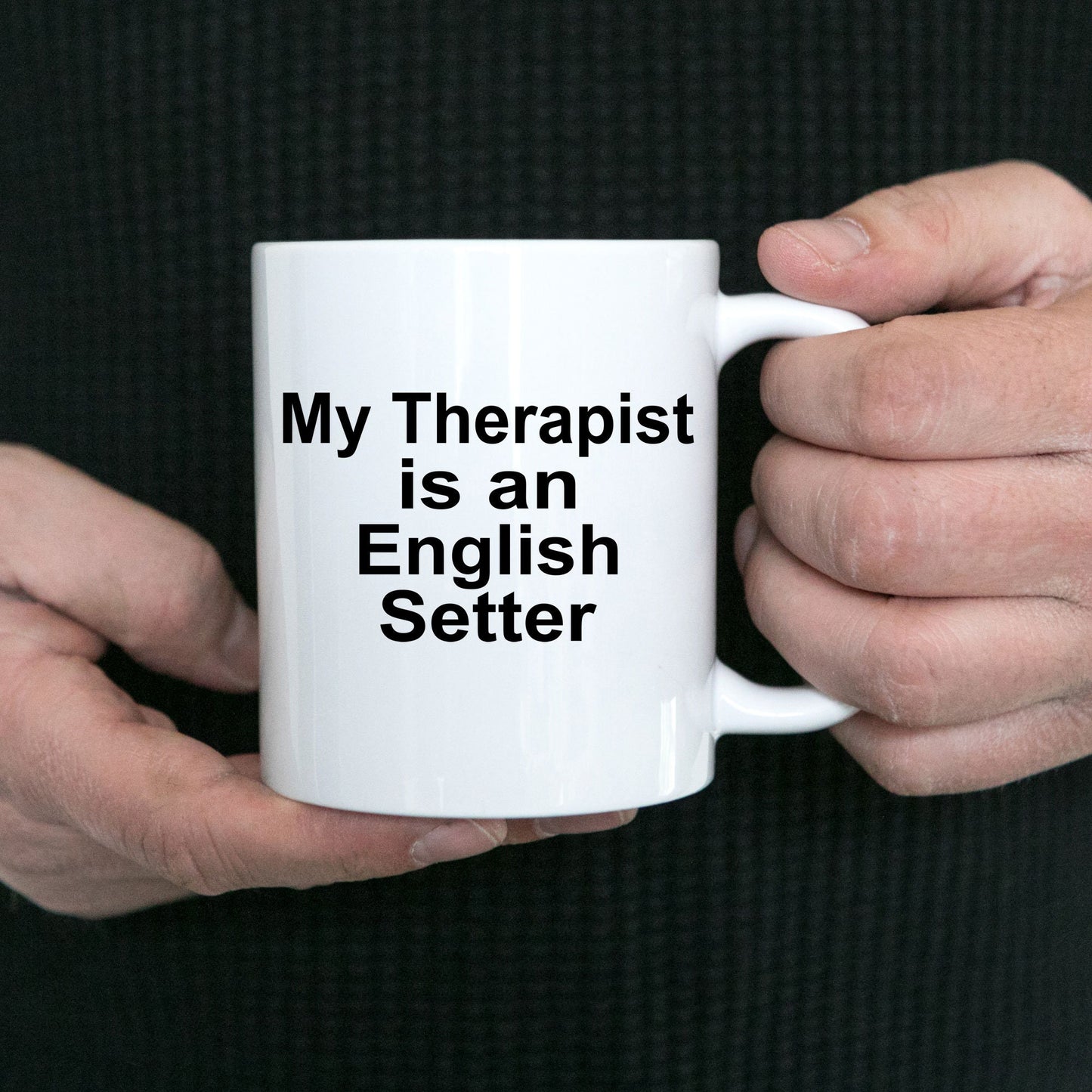 English Setter Dog Therapist Mug - Mallard Moon Gift Shop