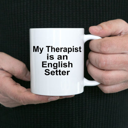 English Setter Dog Therapist Mug - Mallard Moon Gift Shop
