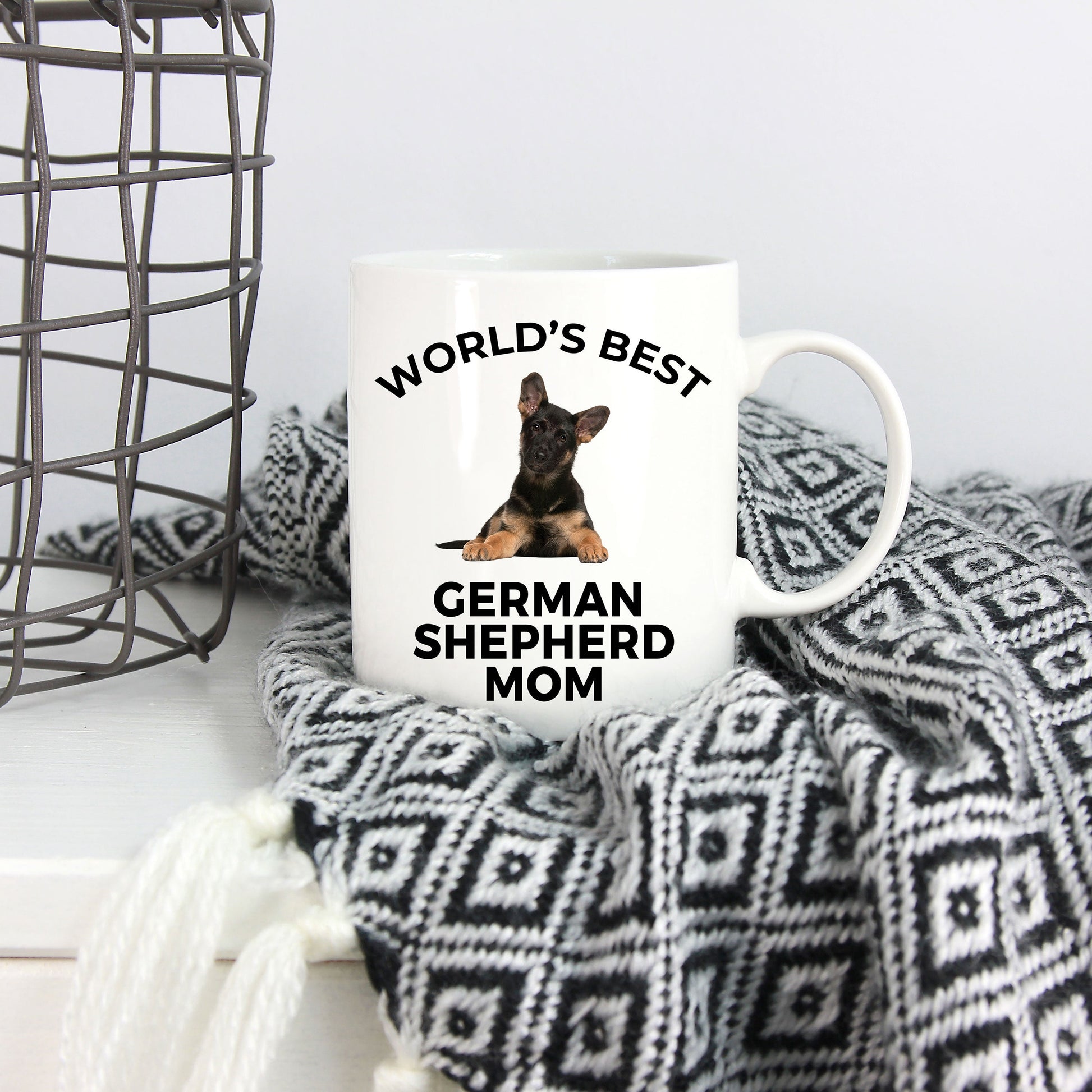 German Shepherd Puppy Dog Mom Mug - Mallard Moon Gift Shop