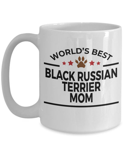Black Russian Terrier Dog Mom Mug - Mallard Moon Gift Shop