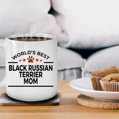 Black Russian Terrier Dog Mom Mug - Mallard Moon Gift Shop