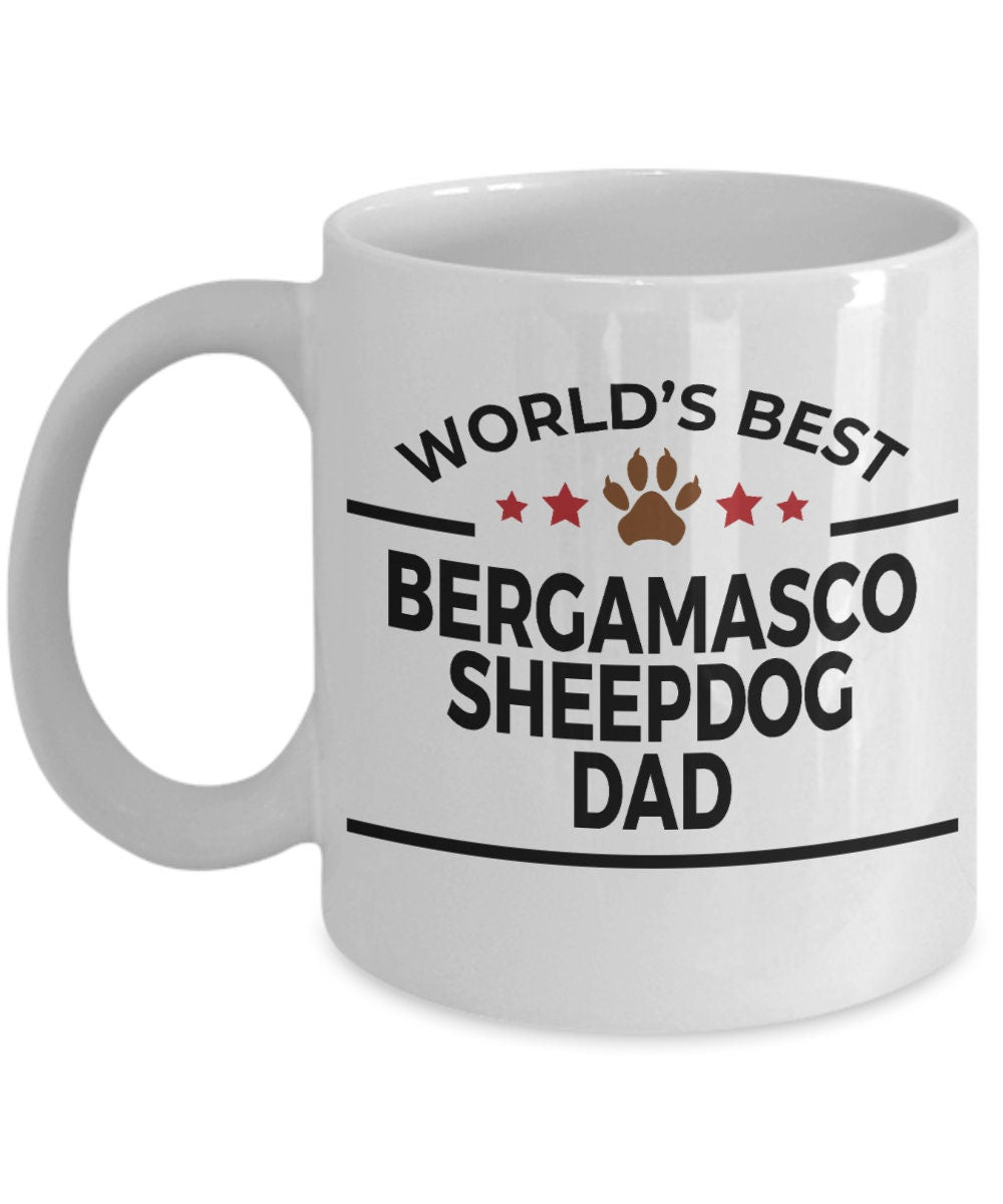 Bergamasco Sheepdog Dad Mug - Mallard Moon Gift Shop