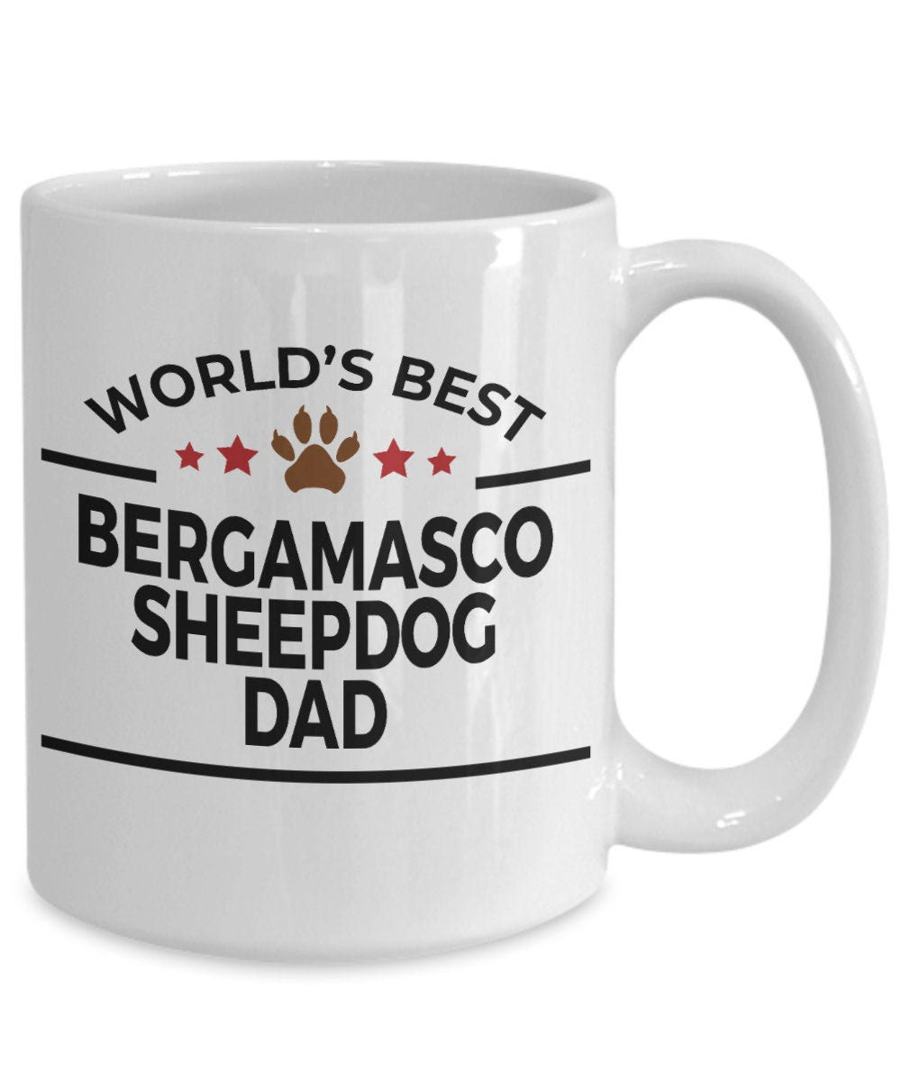 Bergamasco Sheepdog Dad Mug - Mallard Moon Gift Shop