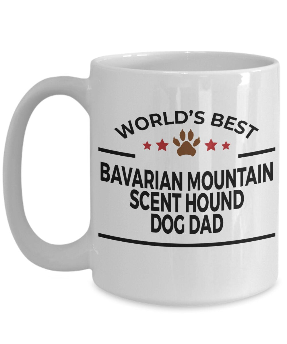 Bavarian Mountain Scent Hound Dog Dad Mug - Mallard Moon Gift Shop