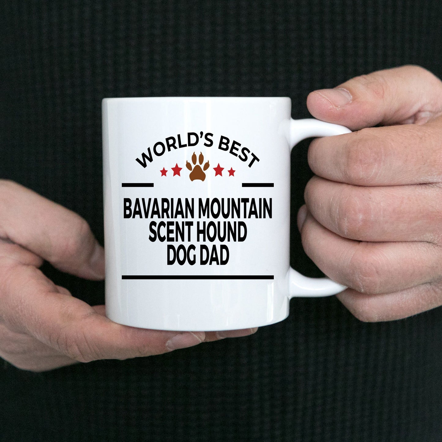 Bavarian Mountain Scent Hound Dog Dad Mug - Mallard Moon Gift Shop