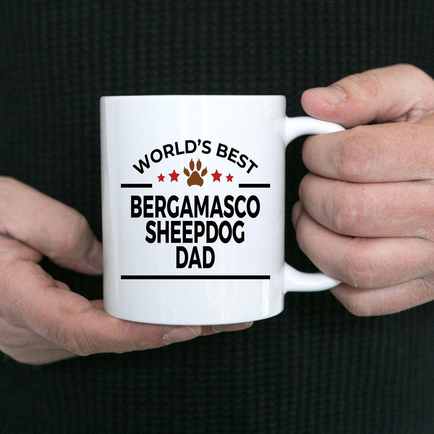 Bergamasco Sheepdog Dad Mug - Mallard Moon Gift Shop