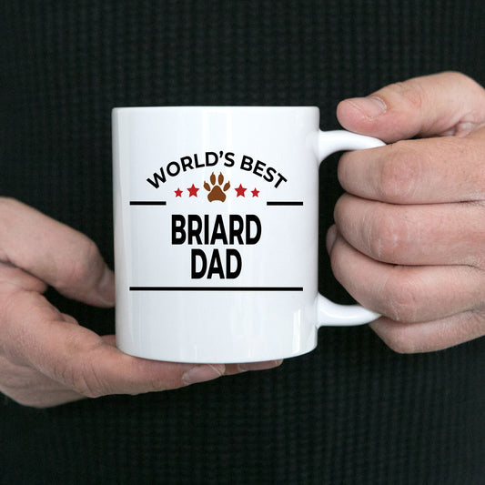 Briard Dog Dad Coffee Mug - Mallard Moon Gift Shop