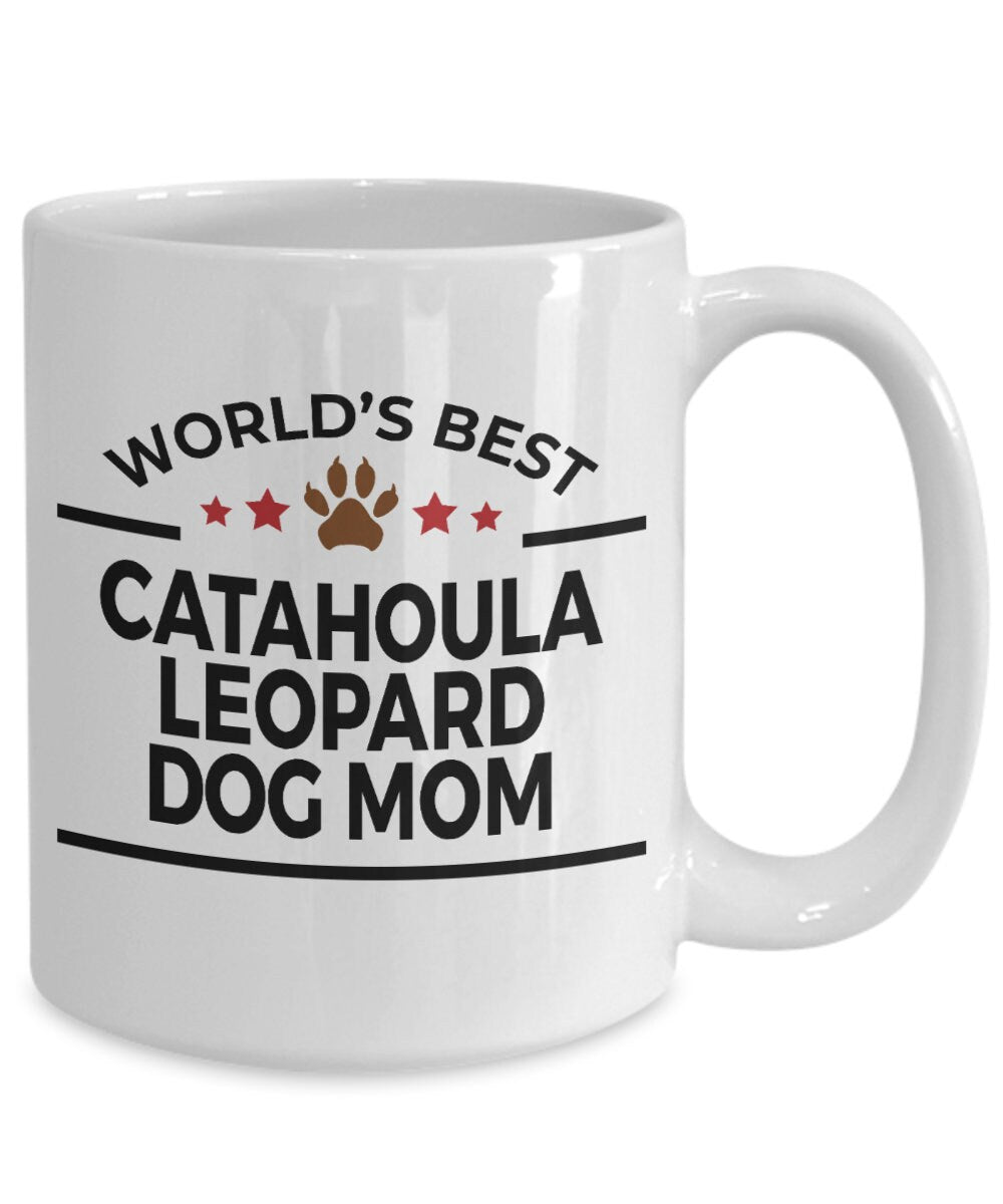 Catahoula Leopard Dog Mom Coffee Mug - Mallard Moon Gift Shop