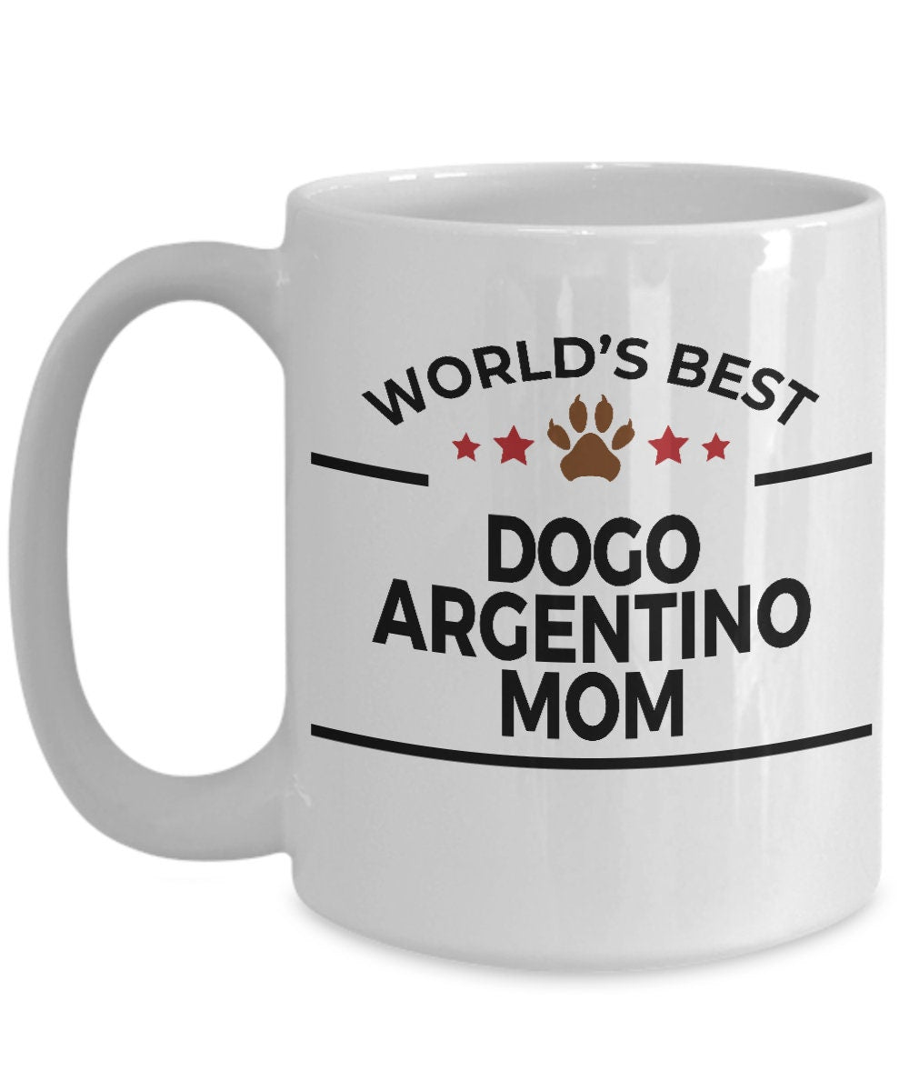 Dogo Argentino Dog Mom Coffee Mug - Mallard Moon Gift Shop