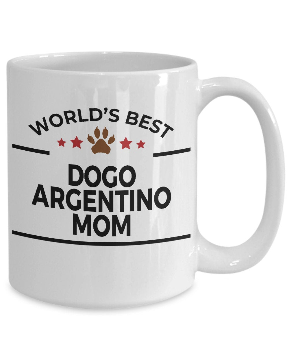 Dogo Argentino Dog Mom Coffee Mug - Mallard Moon Gift Shop