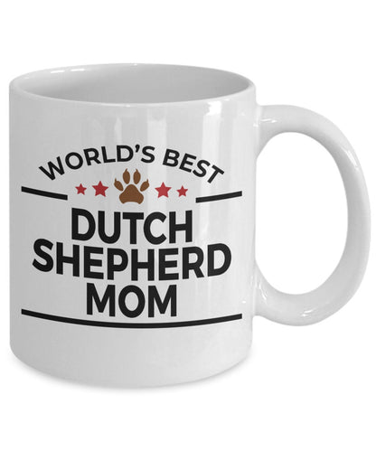 Dutch Shepherd Dog Mom Coffee Mug - Mallard Moon Gift Shop