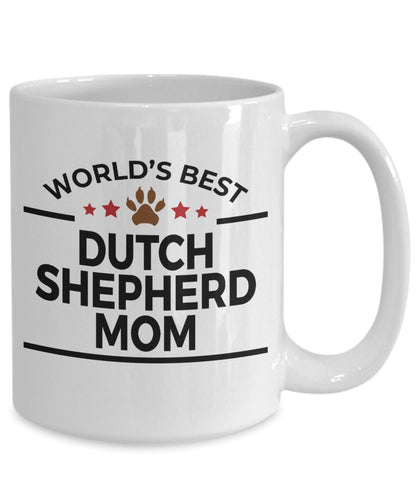 Dutch Shepherd Dog Mom Coffee Mug - Mallard Moon Gift Shop