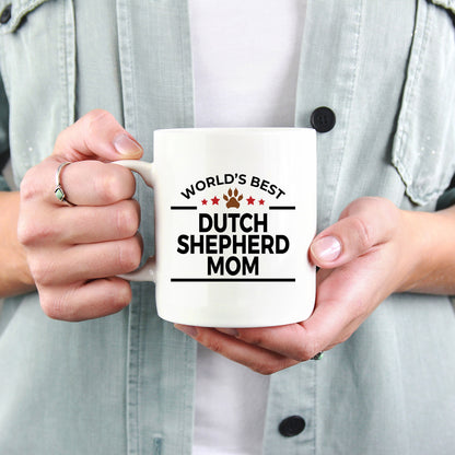 Dutch Shepherd Dog Mom Coffee Mug - Mallard Moon Gift Shop