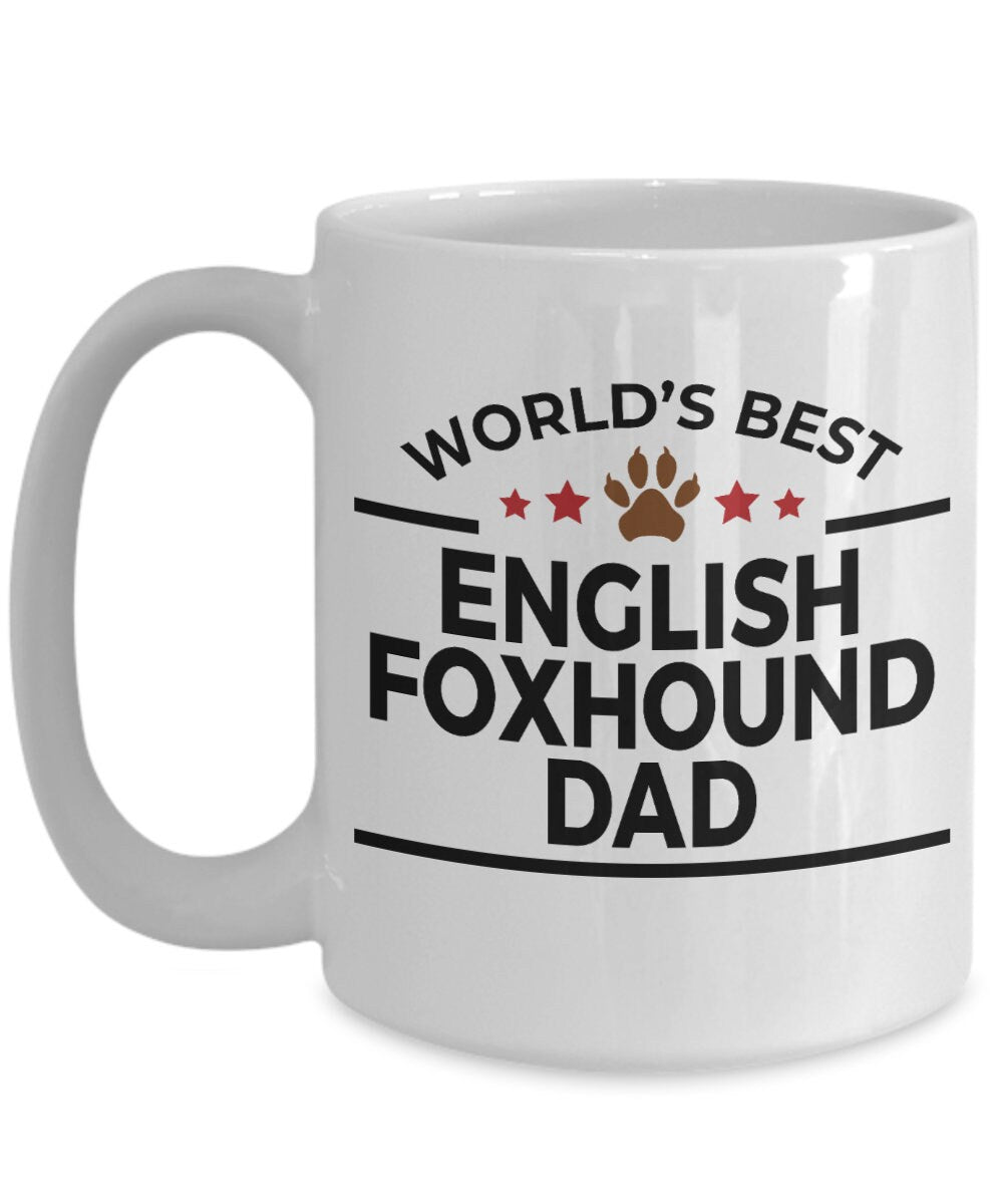 English Foxhound Dog Dad Mug - Mallard Moon Gift Shop