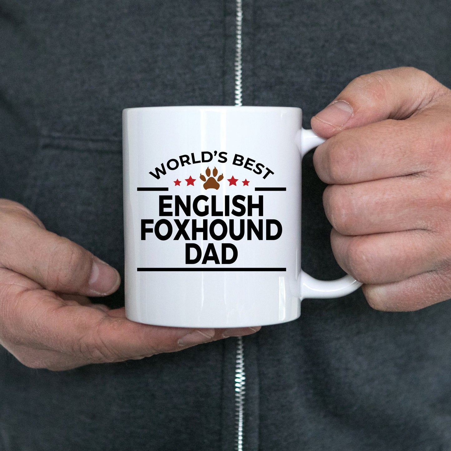 English Foxhound Dog Dad Mug - Mallard Moon Gift Shop