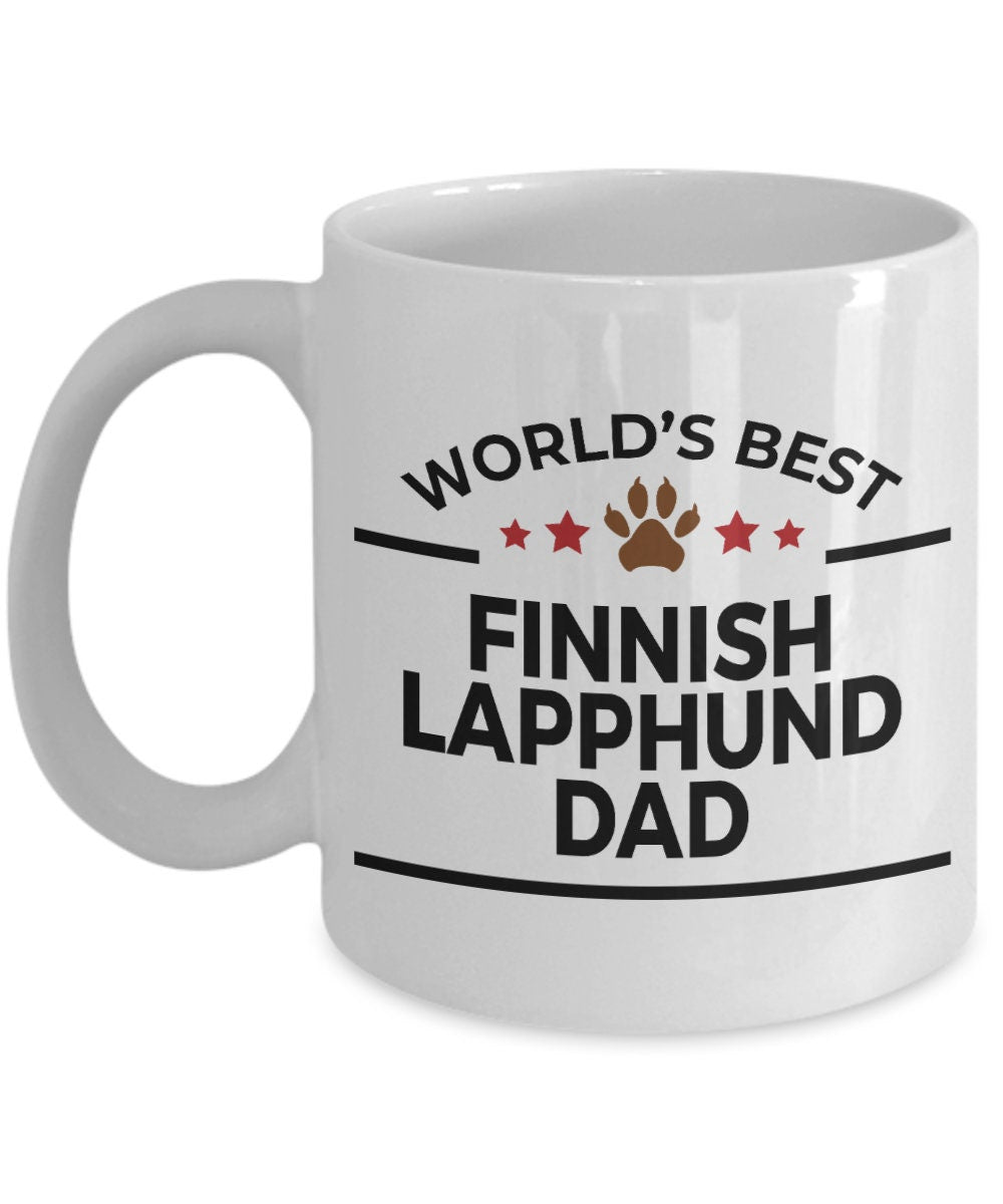 Finnish Lapphund Dog Dad Mug - Mallard Moon Gift Shop