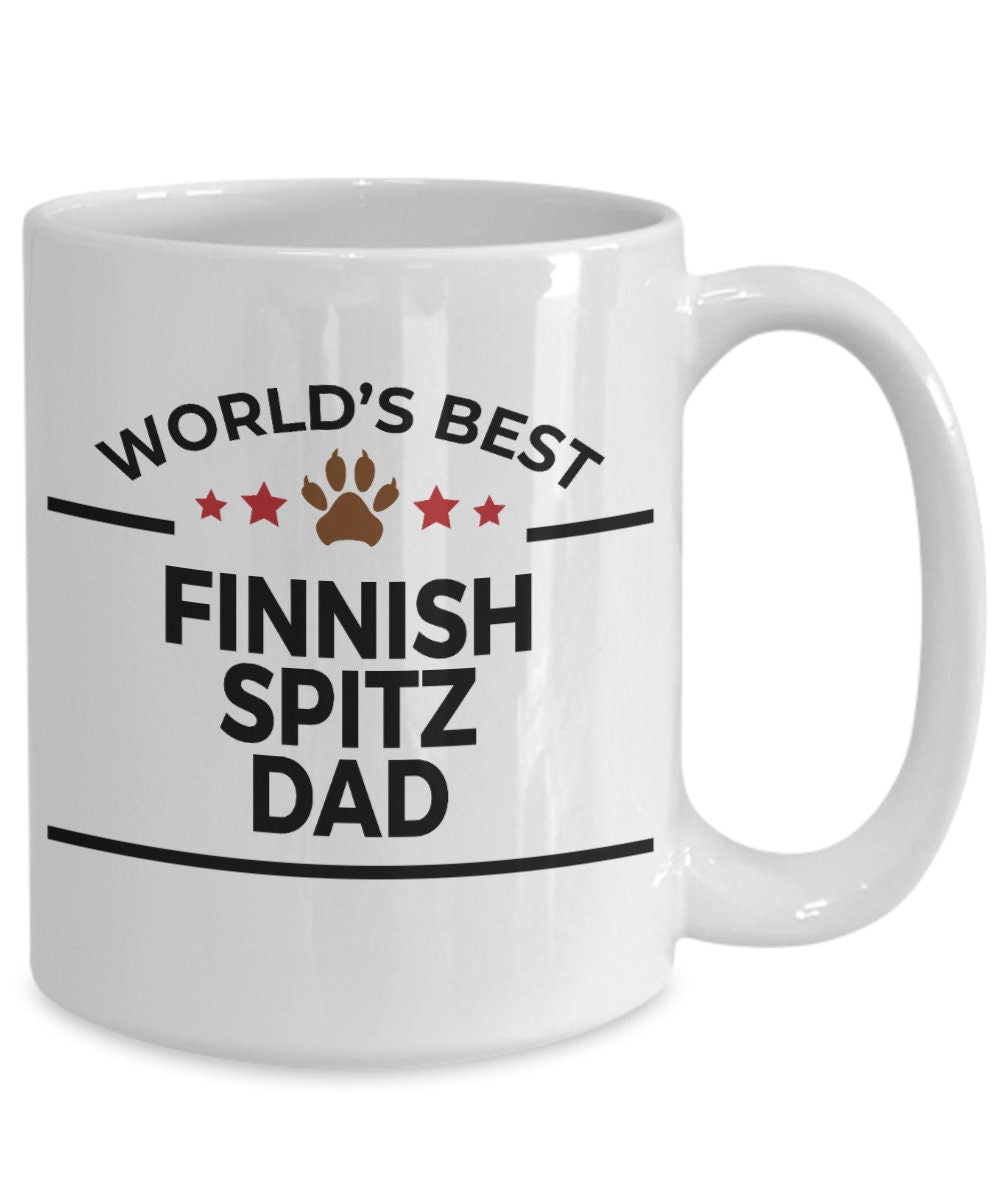 Finnish Spitz Dog Dad Coffee Mug - Mallard Moon Gift Shop