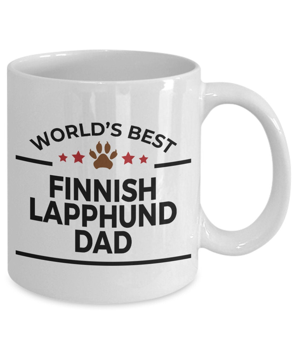 Finnish Lapphund Dog Dad Mug - Mallard Moon Gift Shop