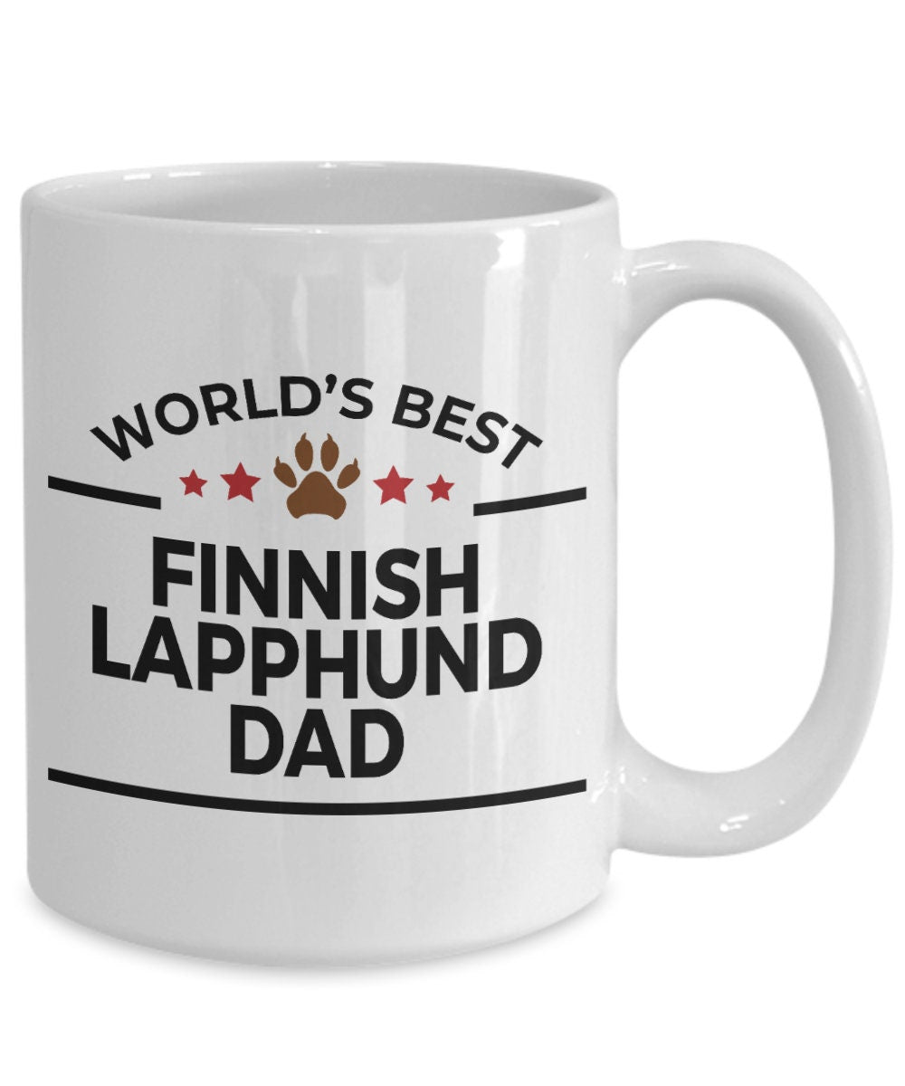 Finnish Lapphund Dog Dad Mug - Mallard Moon Gift Shop