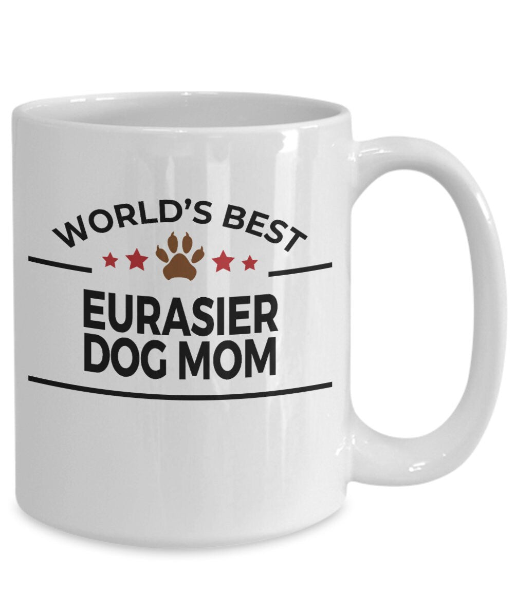 Eurasier Dog Mom Ceramic Coffee Mug - Mallard Moon Gift Shop