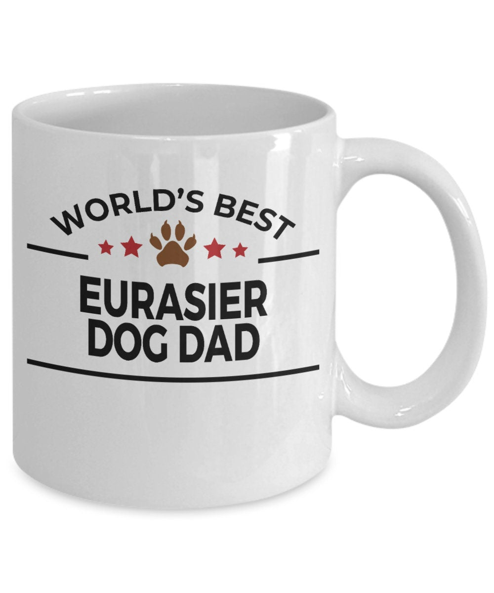 Eurasier Dog Dad Coffee Mug - Mallard Moon Gift Shop
