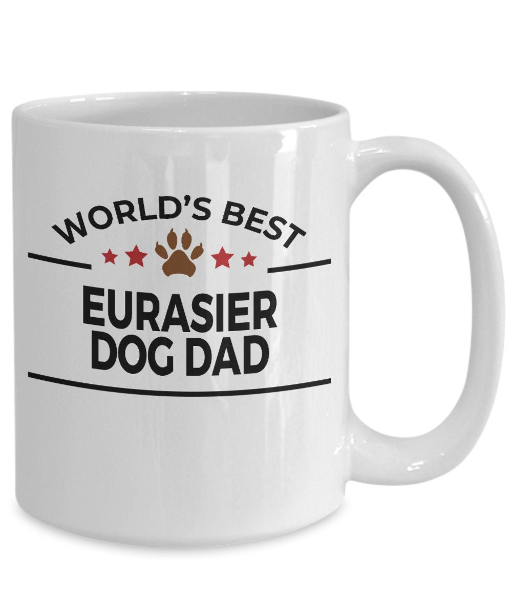 Eurasier Dog Dad Coffee Mug - Mallard Moon Gift Shop