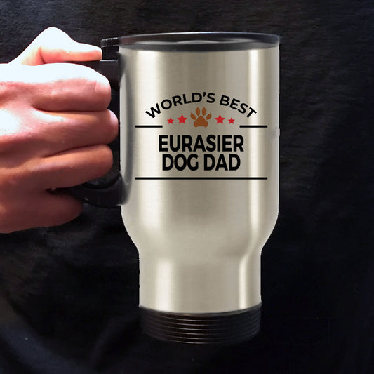 Eurasier Dog Dad Travel Tumbler Mug - Mallard Moon Gift Shop