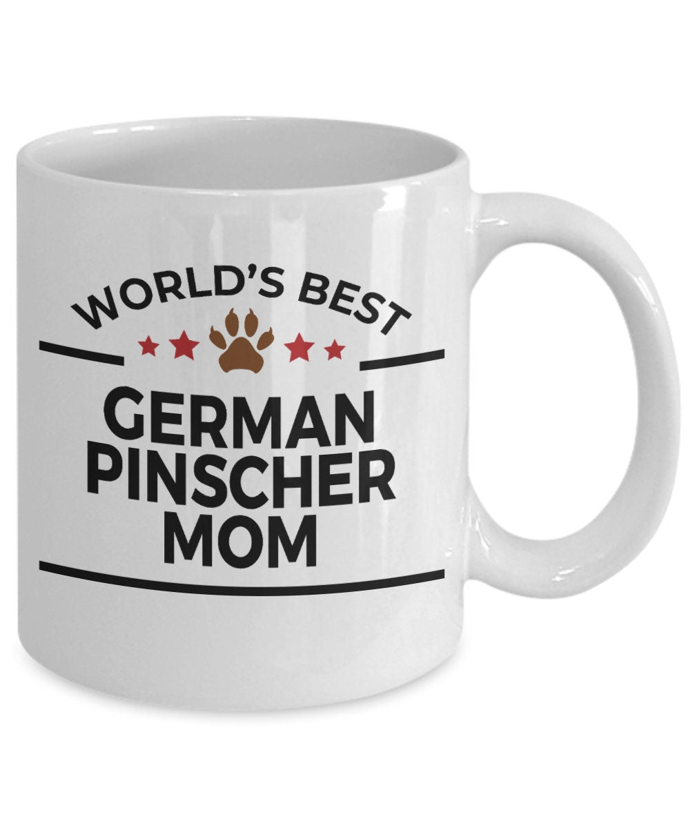 German Pinscher Dog Mom Mug - Mallard Moon Gift Shop