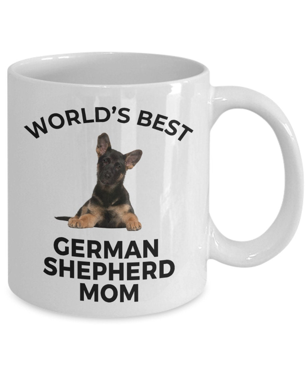 German Shepherd Puppy Dog Mom Mug - Mallard Moon Gift Shop