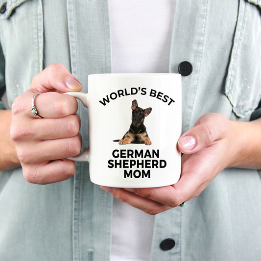 German Shepherd Puppy Dog Mom Mug - Mallard Moon Gift Shop