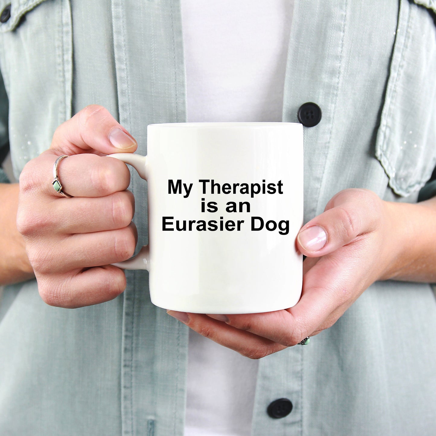 Eurasier Dog Therapist Mug - Mallard Moon Gift Shop