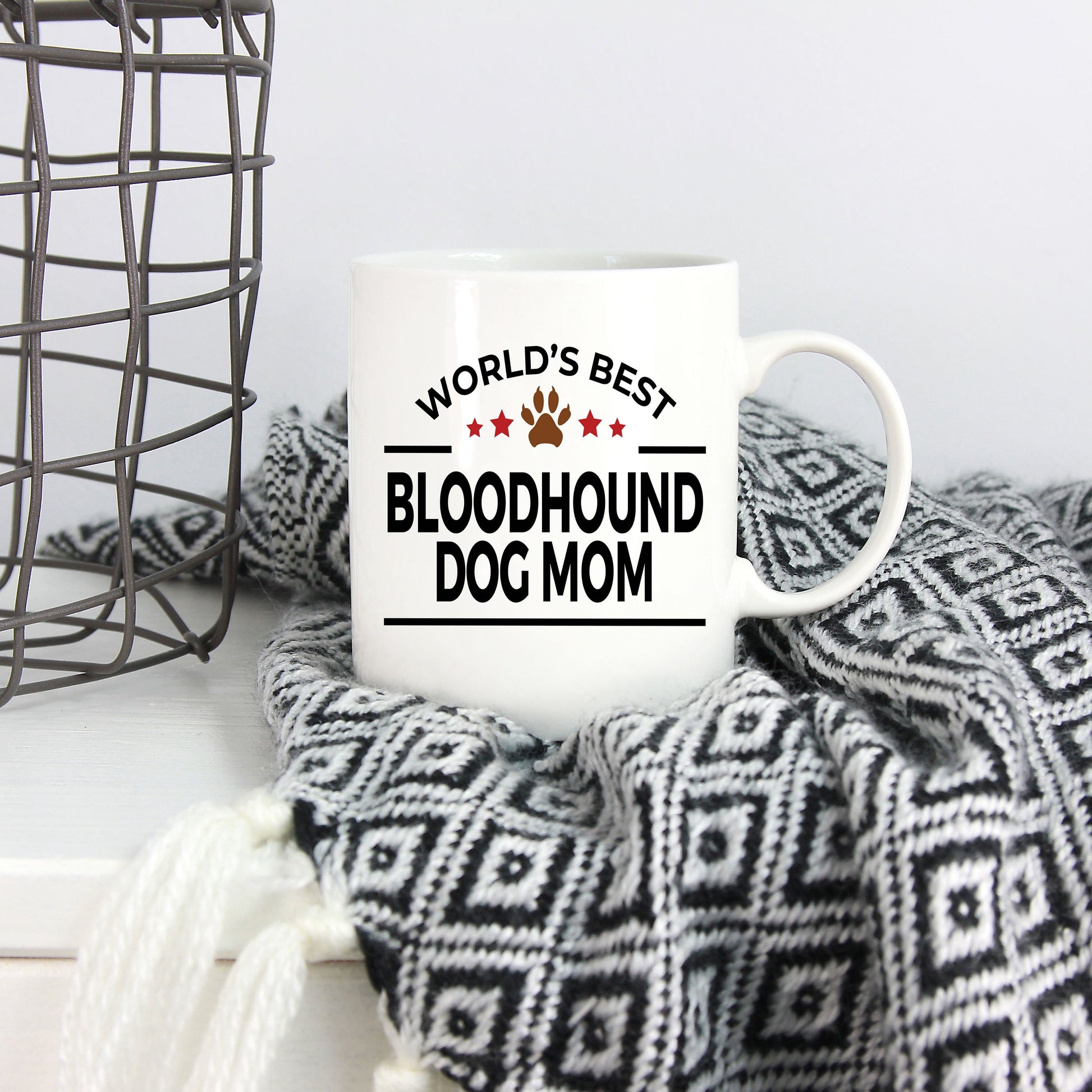 Bloodhound Dog Mom Mug - Mallard Moon Gift Shop