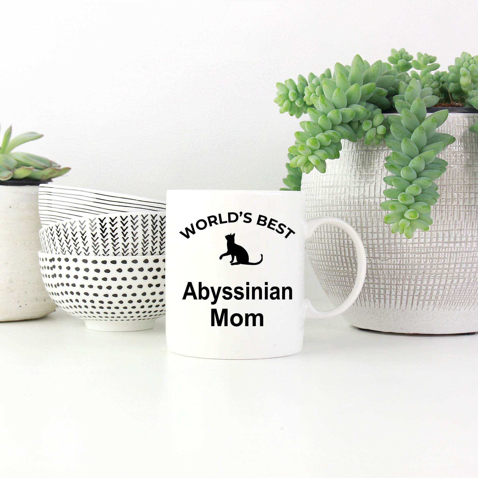 Abyssinian Cat Mom Coffee Mug - Mallard Moon Gift Shop