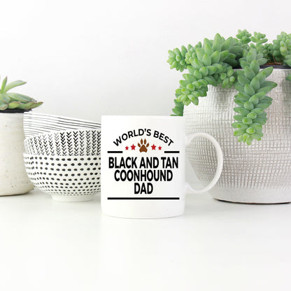 Black and Tan Coonhound Dog Dad Mug - Mallard Moon Gift Shop